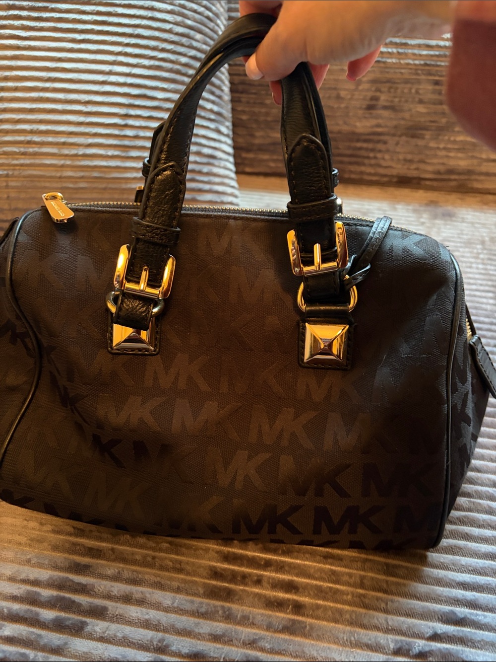 Michael Kors Grayson Satchel Tote Bag - Picture 3 of 5